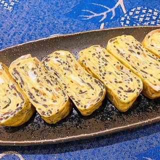 お弁当にも！リメイク⭐️ひじき煮入り卵焼き